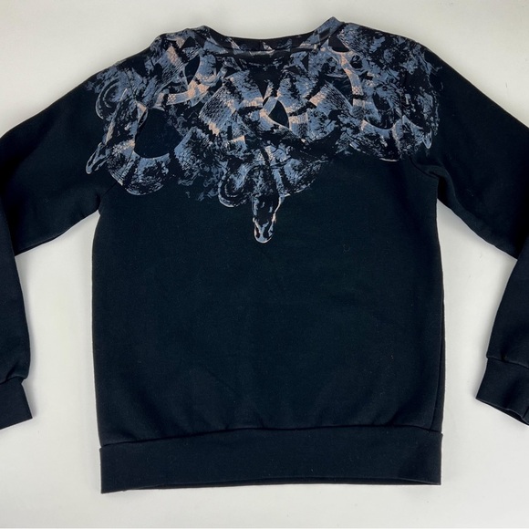 NWT Marcelo Burlon Snake Crew Swearshirt XXS Oversized - Picture 2 of 12